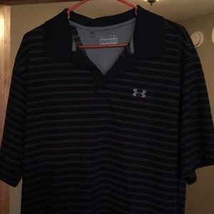 Black XL Under Armour Polo